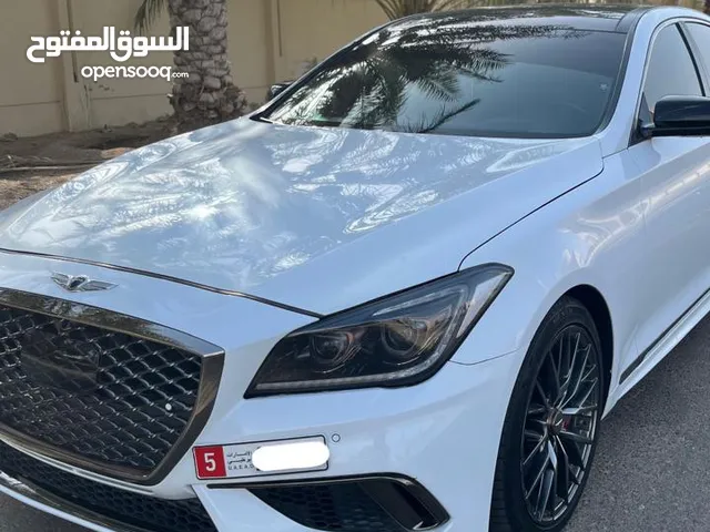 جينيسيس سبورت لون ابيضّ موديل 2018 سبورت توين تيربوو قابله للتصدير كيت اصلي سبورت رقم واحد فول اوبشن