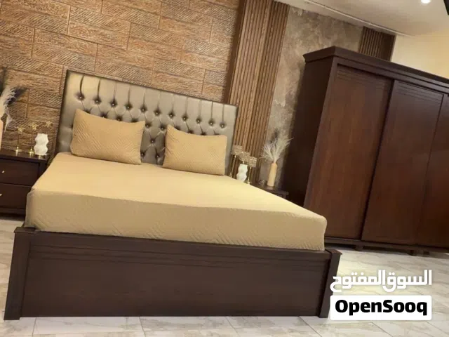 غرفة نوم ماستر راقيه و فخمه جداً (( ملحق مميز )) إضافي خشب لاتيه 18 مع بلوط طبيعي