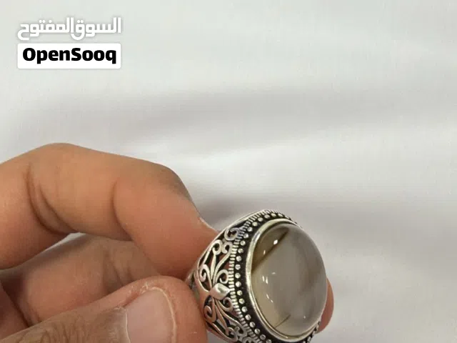 خاتم فضة جميل