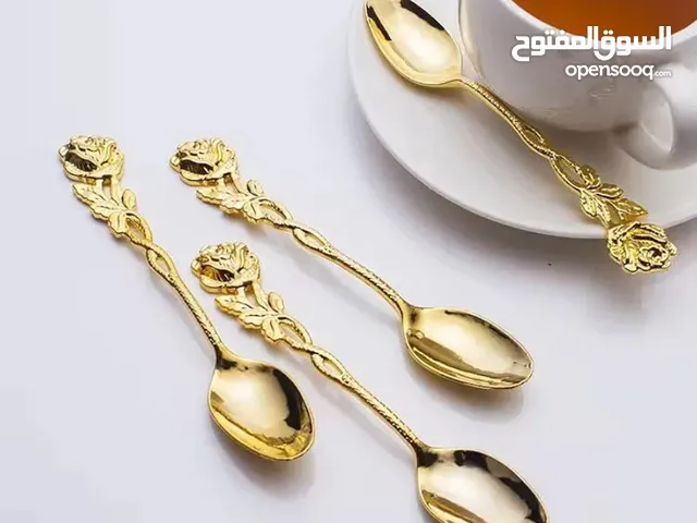 طقم معالق ذهبي استانلس صناعه ياباني تحفه فنيه للتميز 42قطعه مميزه وائع وذات طابع خاص جدا