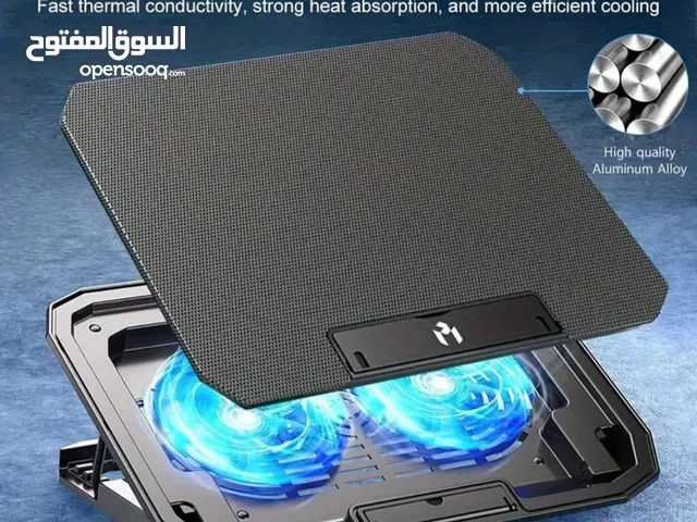 LAPTOP COOLING STAND BLACK BRAND NEW WITH BOX/حامل تبريد للكمبيوتر المحمول أسود جديد تمامًا مع العلب