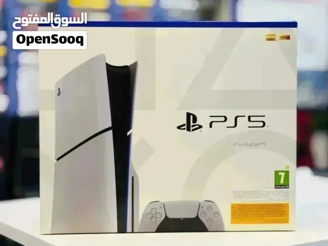 جهاز بلاي ستيشن 5 سليم إصدار القرص بسعة 1 تيرابايت PS5 console slim disc edition 1 tb