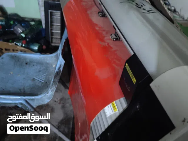 طابعة الكتر بلوتر شغالة مابيها اي عطل طابعة الكتر تعمل استيكرات عبارات لاصق الفسفور  ويعمل بي خطة