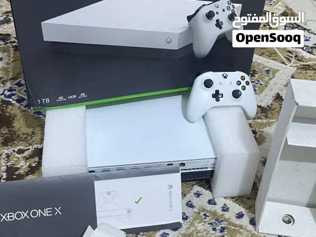 xbox one x 1tb-اكسبوكس ون اكس واحد تيرا النسخة البيضاء النادرة