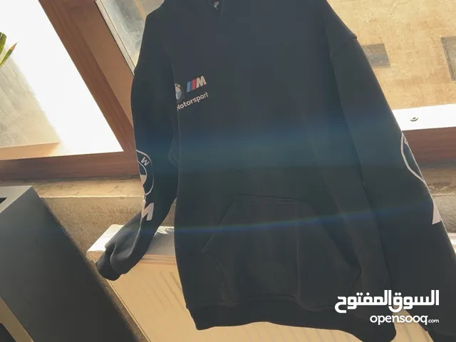 BMW Black Hoodie – Size Medium – Pullover Streetwear – Used Good Condition – Unisex & Cozy