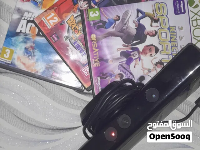 Kinect + 3cd kinect xbox 360
