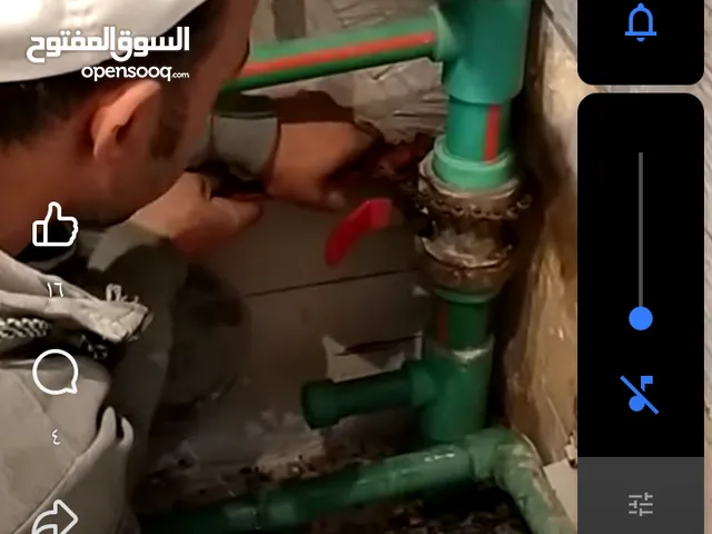 الفني الصيانه العامه كهربائي سباك فني ضبط الدش والكاميرات