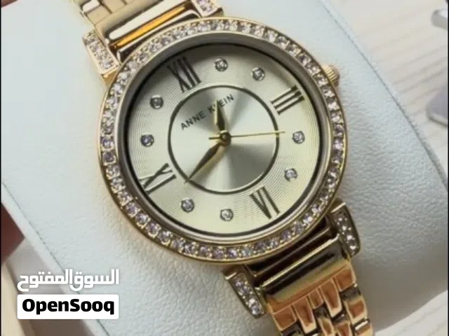 ساعة نسائيه  مرصعة بالكريستال من ماركة إني كلاين العالميه