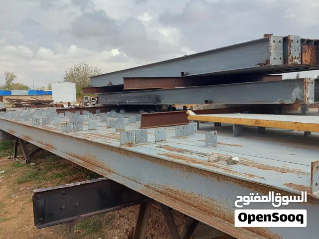 هنجر  للبيع مستعمل شبه حديد مقاس 25x90x6 م