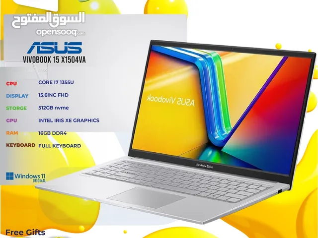 لابتوب ايسوس اي 7 Laptop Asus i7-13 Gen بافضل الاسعار