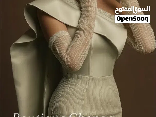 فستان مصممه سعوديه جديد