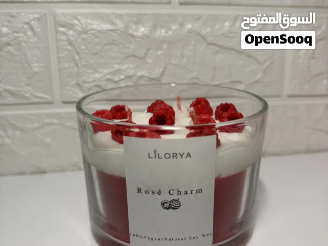 Rose Handmade candle