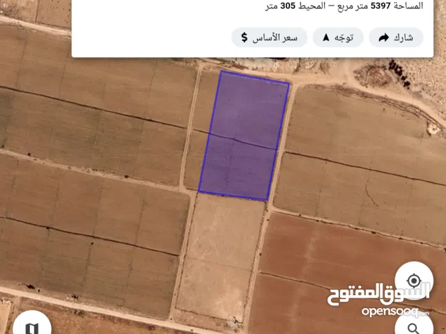 Farm Land for Sale in Amman Al-Dhuheibah Al-Gharbiyah