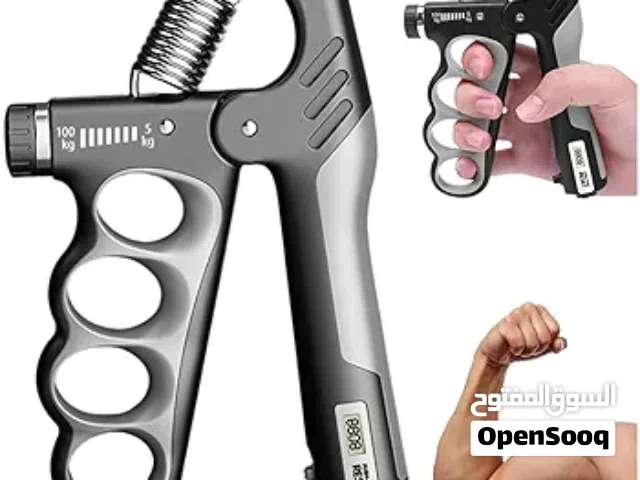 جهاز تمارين اليد و الساعد تدريب قوة القبضة من 5 الى 100 كيلو hand grip تمرين معصم اليد الرياضي رياضه