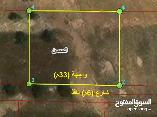 868متر في الحصن ضمن حوض سلمى والحولة غرب طريق الحصن