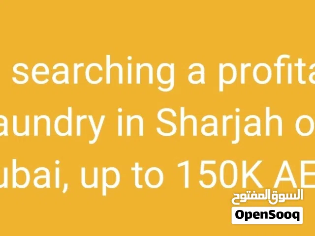 Looking for a profitable LAUNDRY in Sharjah or Dubai