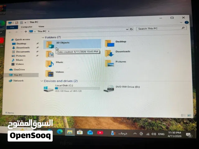 Windows Fujitsu  Computers  for sale  in Zarqa