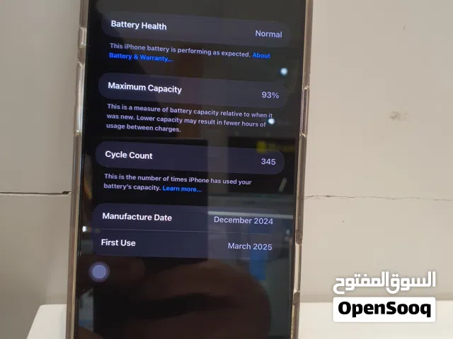 Apple iPhone 16 Pro Max 256GB Gold - Used Good Condition, Less Than 1 Year Old