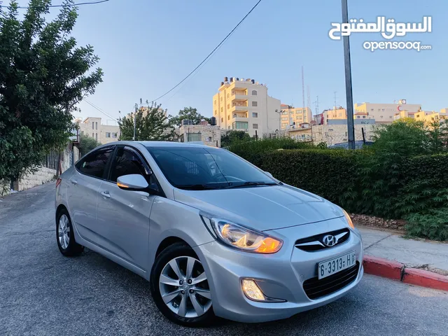 هونداي اكسنت 2014 فل اوتماتك 4 غيار بنزين اصل كوررري ترخيص وتأمين شامل  الله يبارك ..
