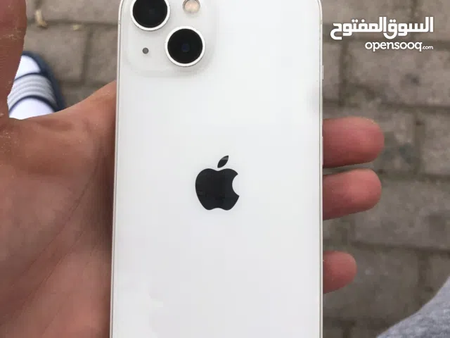 ايفون 13 مساحة  256 جيبي  لون ابيض  تحت ضمان المحل