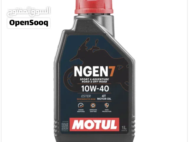 Motul NGEN 7 10W-40 4T Sustainable Ester Motorcycle Oil (1 L) - EB11245052