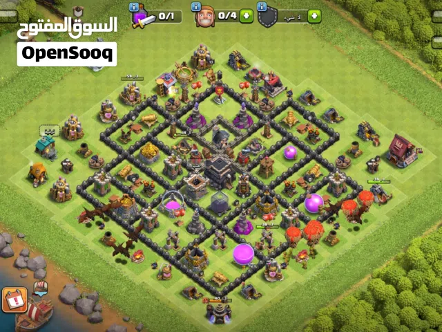 حساب كلاش اوف كلانس للبيع