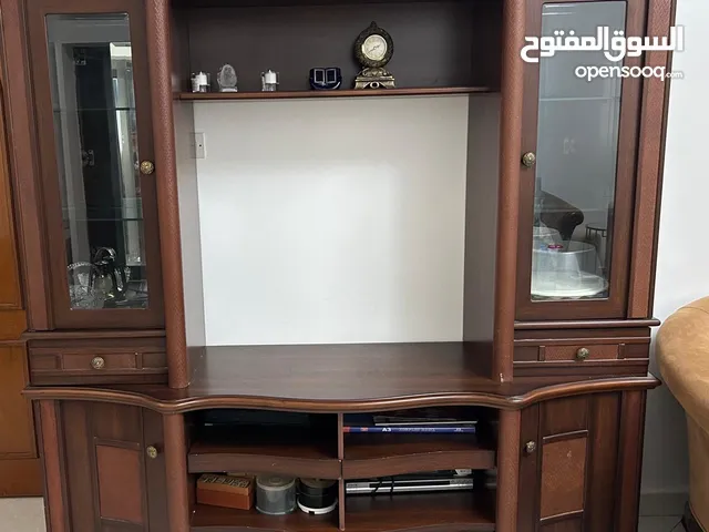 مكتبة تلفزيون خشب فاخر وأصلي