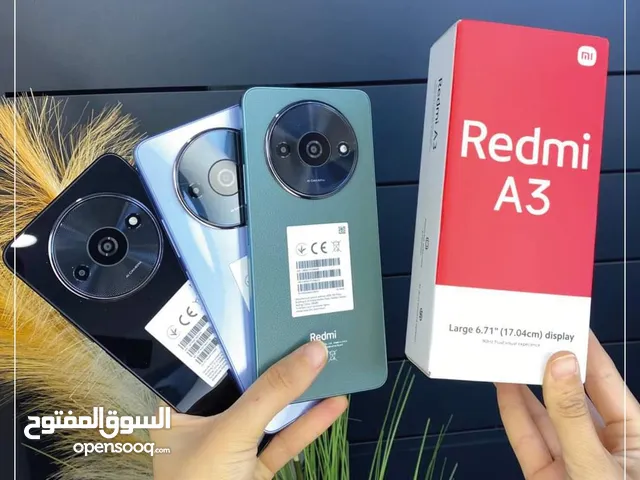 مستعمل ايام Redmi A3 رام 6 جيجا 128 مكفول سنة أغراضة والكرتونه الأصلية متوفر توصيل