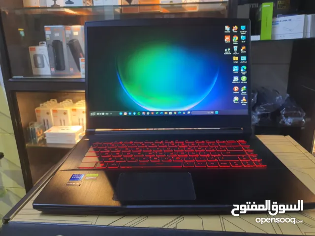 لابتوب العاب وتصميم مكفول msi thin GF63 12VF. i7 12th