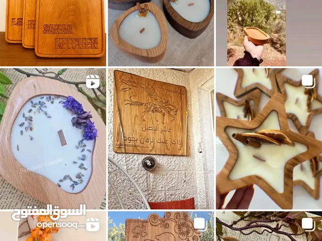 اعمال سي ان سي خشبية.. هدايا وتحف