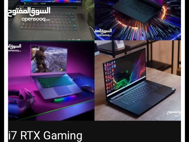 Razer blade 15 gaming laptop graphic design i7 RTX ps5 Xbox pc desktop apple Samsung cheap exchange