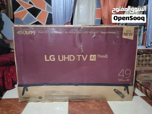شاشة تلفزيون LG UHD TV AI ThinQ SMART 4K 49"