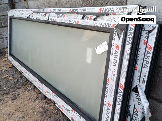 ابواب حمام قطعتين المنيوم G60مقطع 8ملم  شوف الوصف