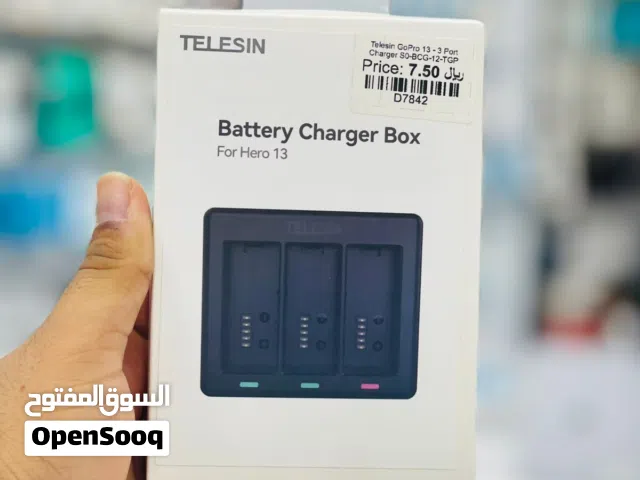 Brand New Telesin GoPro Charger in Oman  Triple Storage  One Year Warranty