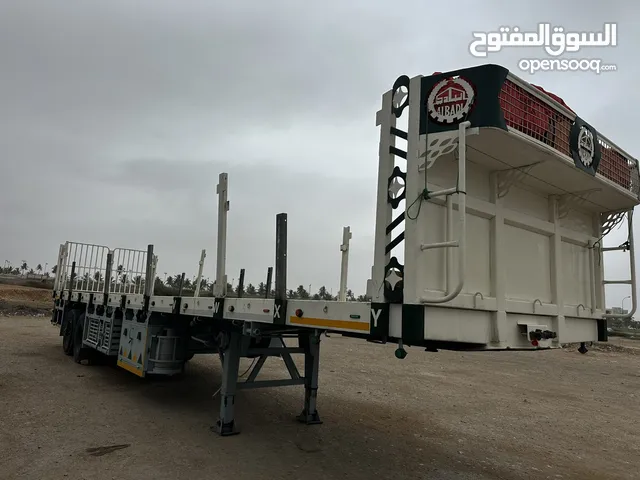 مقطورة موديل 2024 نظيفة وجديدة