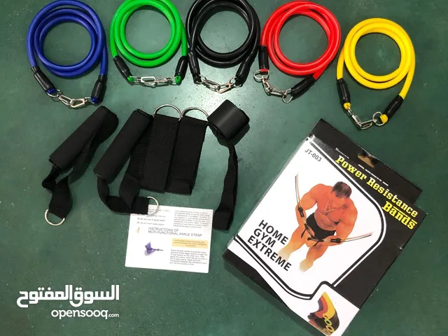 مجموعة أربطة المقاومة الرياضية – صالة رياضية متنقلة بين يديك!   قوة – رشاقة – نتائج مذهلة