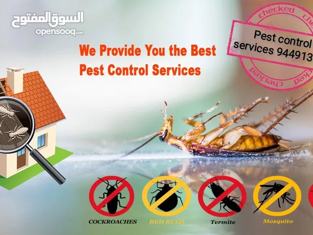 We provide you the best   pest control and fogging also have