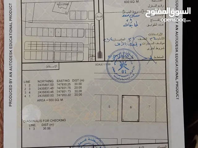 Residential Land for Sale in Al Sharqiya Ja'alan Bani Bu Ali