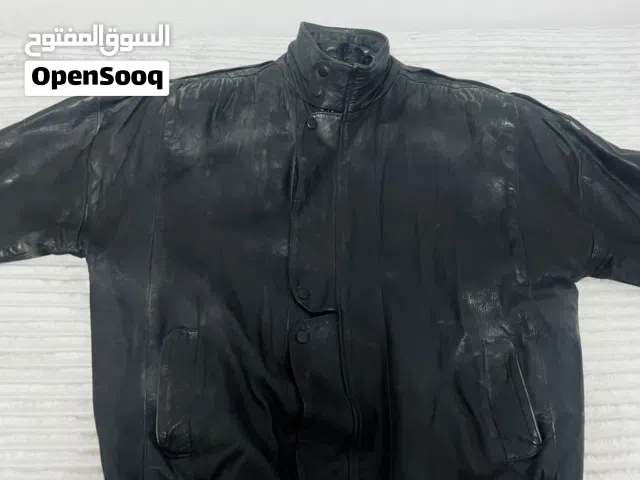 تم تنزيل السعر لسرعة البيع جاكيت رجالي جلد بقري طبيعي
