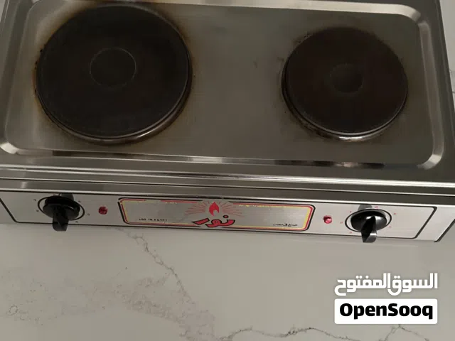بوتجاز كهرباء مسطح استالستيل 2 عين مستعمل بحالة جيدة جدا