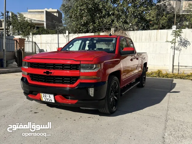 سلفرادو 2019 أحمر – رقم أربيل مميز – بحالة ممتازة