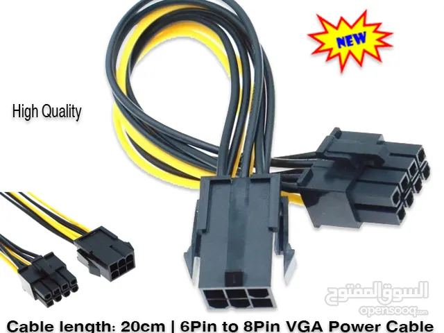 6Pin to Dual 8Pin VGA Power Cable