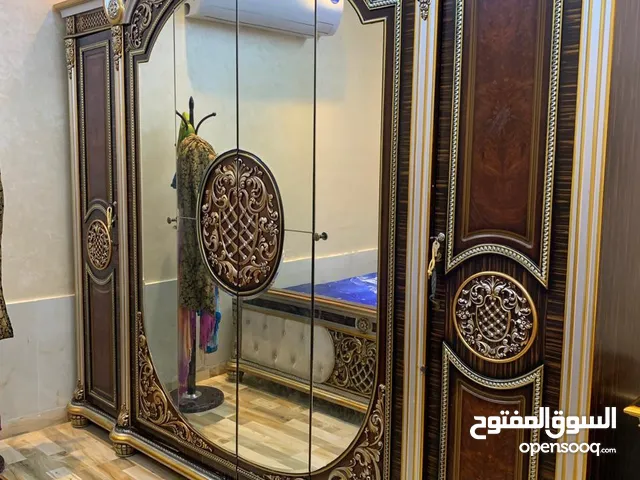 غرفة نوم كامله 6 قطع - شغل يدوي مصري خشب خيزران