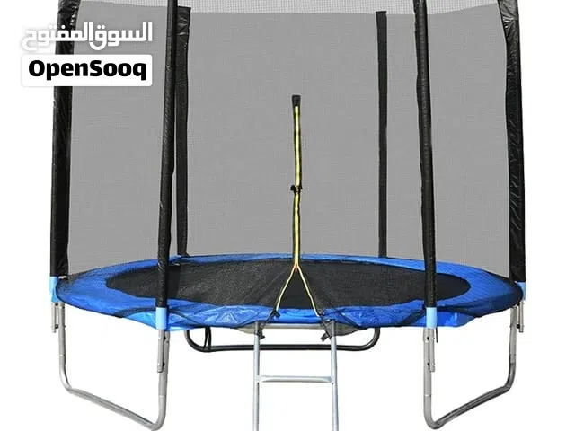 ترامبولين اطفال تتحمل وزن لغاية 150 كغم مع شبك حماية / متوفر خدمة توصيل و تركيب لجميع المحافظات