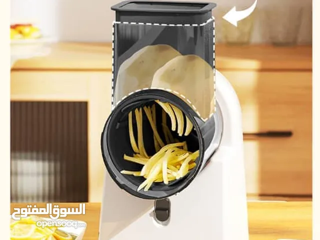 قطاعة خضروات كهربائيه تعمل بالشحن دوارة متعددة الوظائف 4في 1