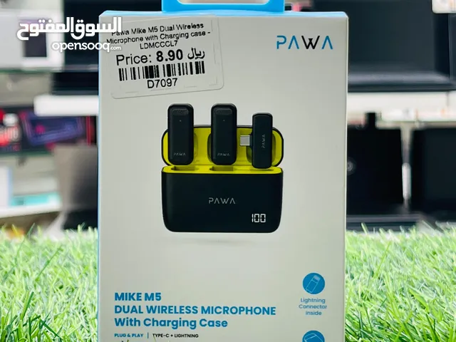 Mike M5 Dual Wireless Microphone With Charging Case