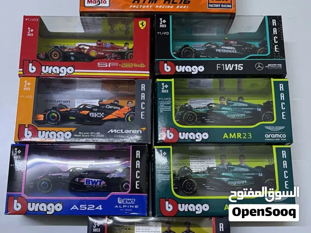 Bburago Formula 1 Diecast Cars 1:43 + Maisto KTM RC16 MotoGP Bike 1:18