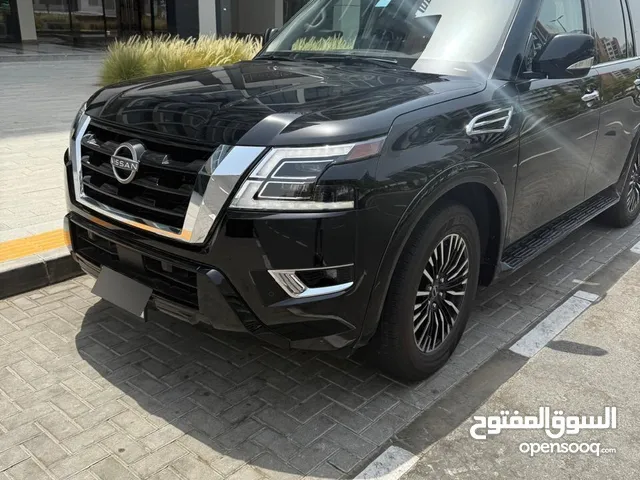 نيسان ارمادا وارد امريكا موديل 2024 ممشى قليل جدا 18000 السيارة جديدة مسرفسة بالكامل ولا تحتاج شيء