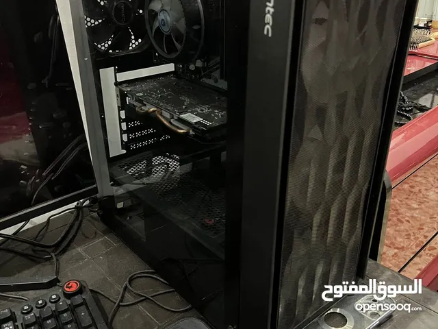 Pc وشاشه بلك ولف
