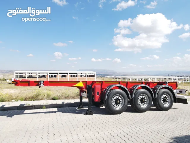20ft / 30ft / 40ft Container Carrier Trailers 2/3/4 Axles Custom Options Available”